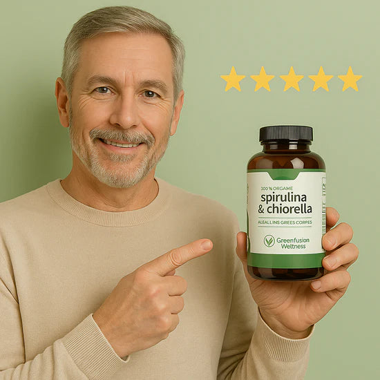 Chlorella + Spirulina | Antioxidant and Liver detoxification